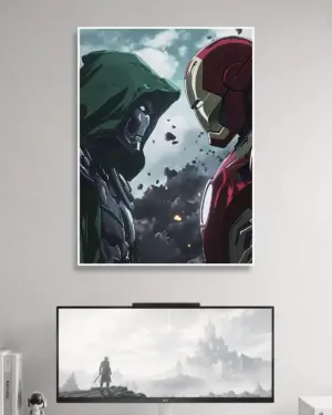 Doctor Doom Vs Iron Man Poster | Marvel Poster