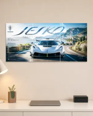 Koenigsegg Jesko Split Car Poster