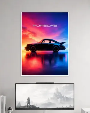 Porsche Car Wall Poster