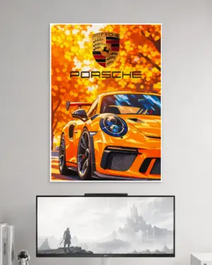 Porsche Car Wall Poster