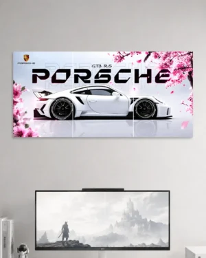 Porsche 911 Split Car Poster