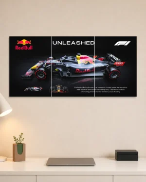 Red Bull Formula 1 Split Car Poster