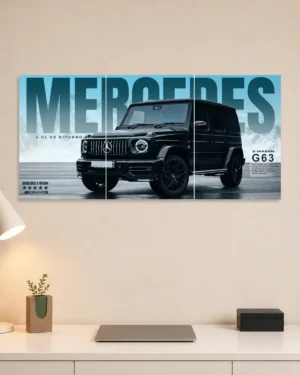 Mercedes G Wagon G63 Split Car Poster