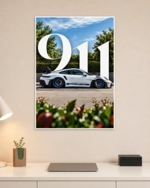 Porsche 911 Car Wall Poster