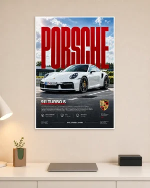 Porsche 911 Car Wall Poster