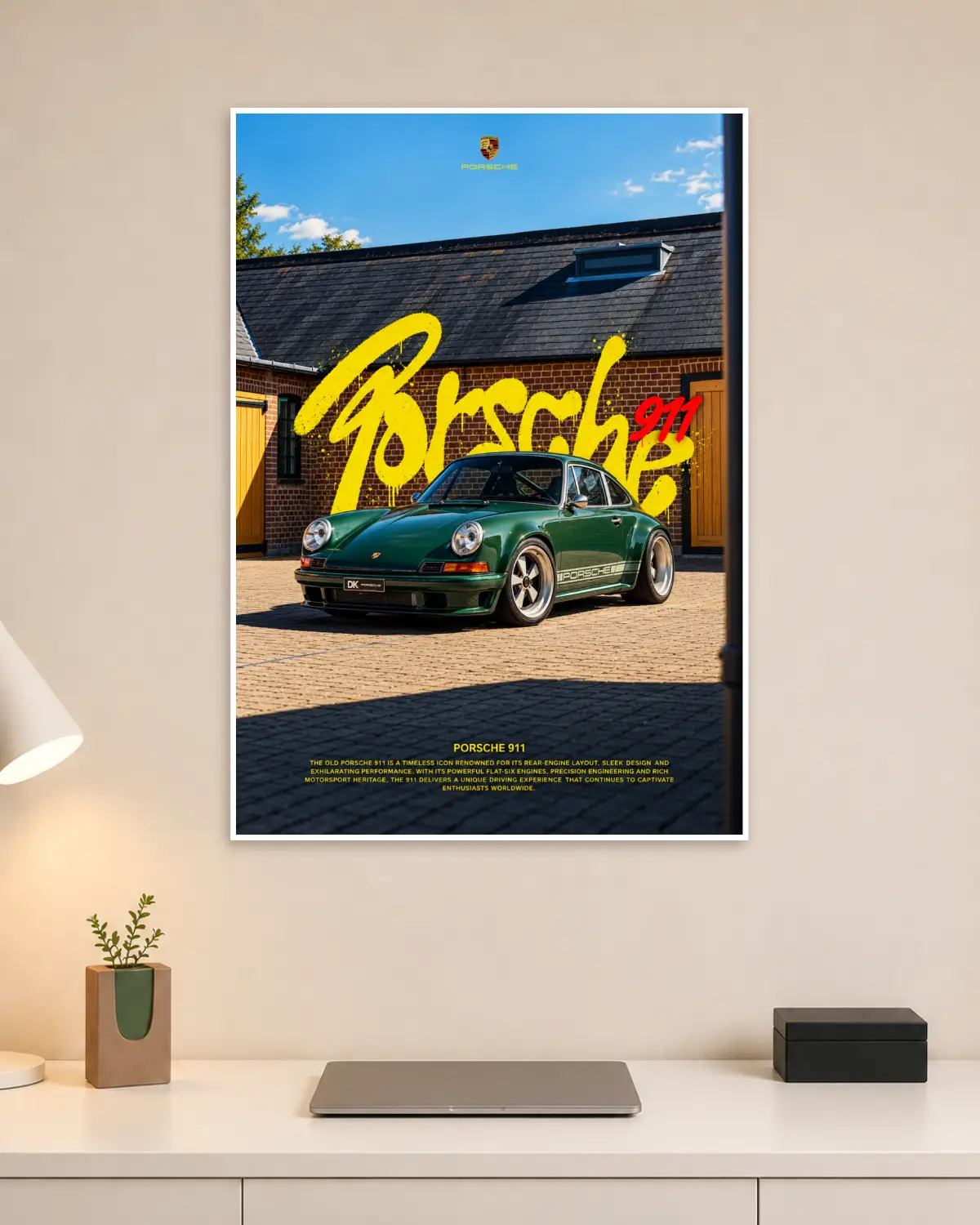 Porsche 911 Car Wall Poster