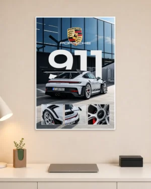 Porsche 911 Car Wall Poster