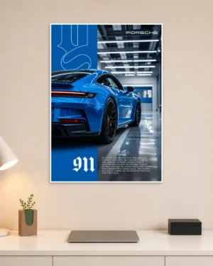 Porsche 911 Car Wall Poster