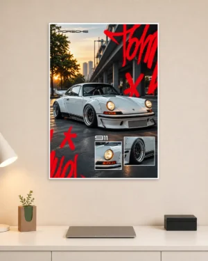 Porsche 911 Car Wall Poster
