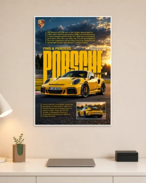Porsche 911 Car Wall Poster