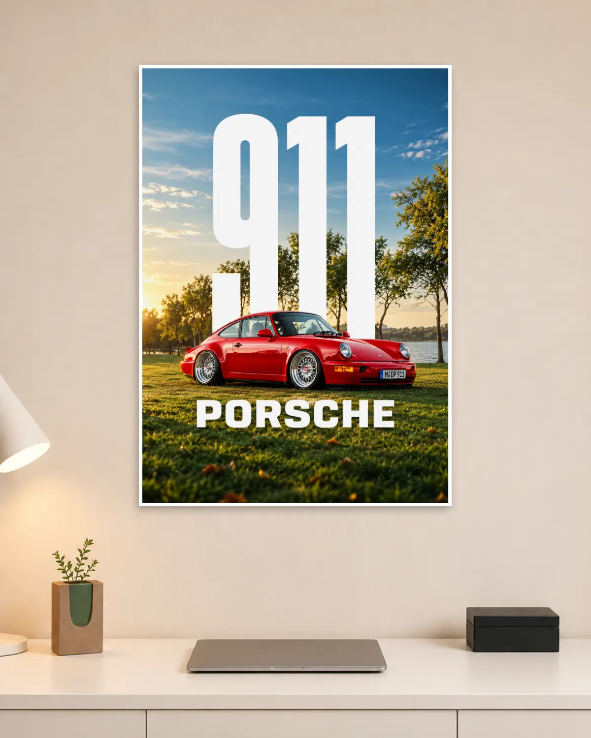 Porsche 911 Car Wall Poster