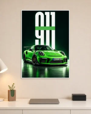 Porsche 911 Car Wall Poster