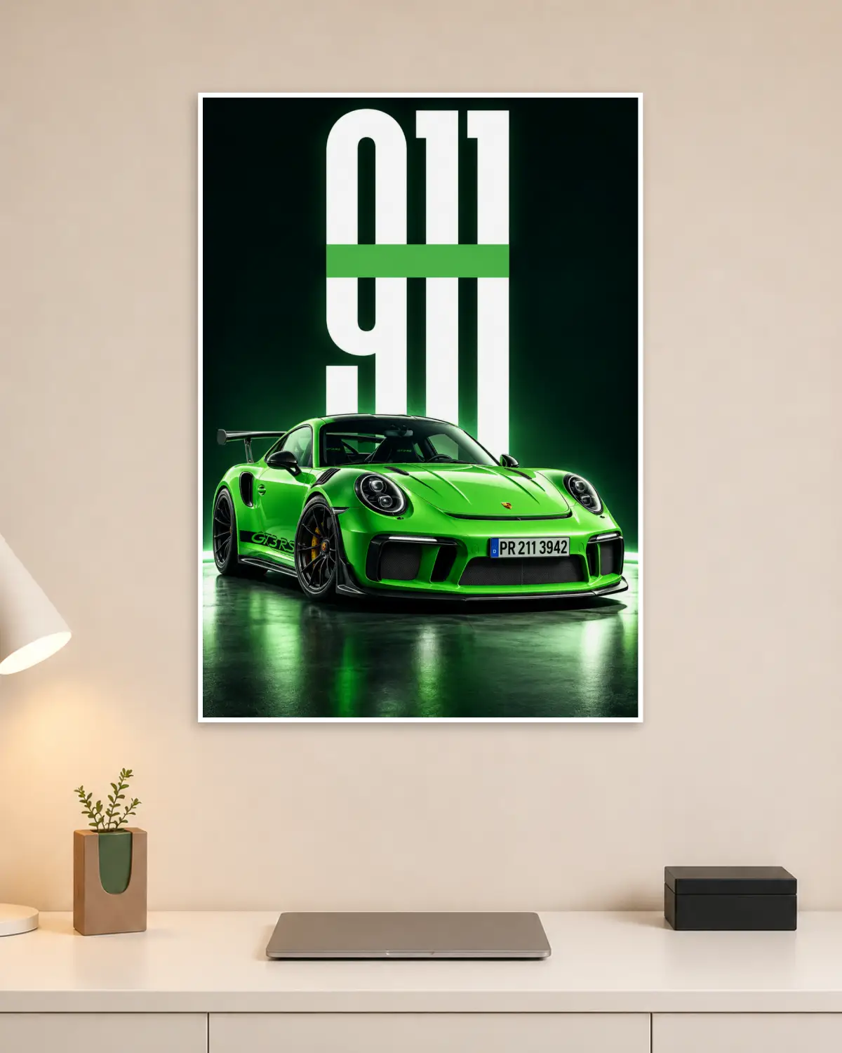 Porsche 911 Car Wall Poster