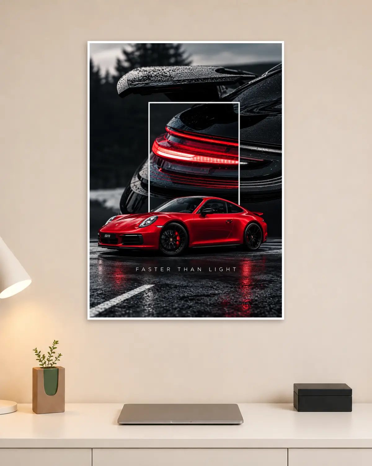Porsche 911 Car Wall Poster