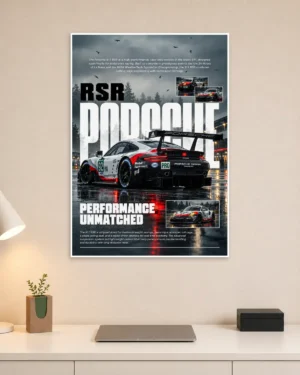 Porsche 911 Car Wall Poster