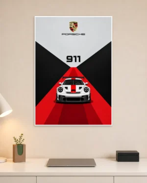 Porsche 911 Car Wall Poster
