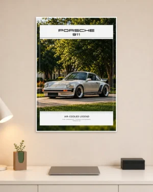 Porsche 911 Car Wall Poster
