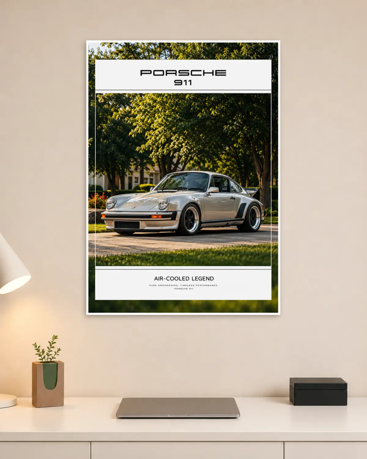 Porsche 911 Car Wall Poster