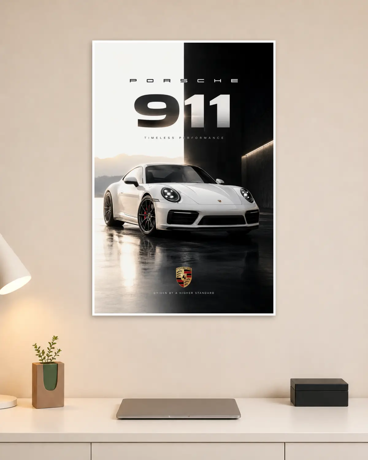 Porsche 911 Car Wall Poster