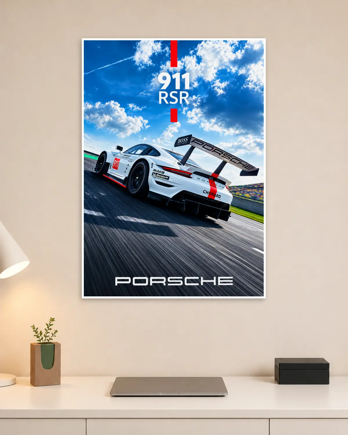 Porsche 911 Car Wall Poster