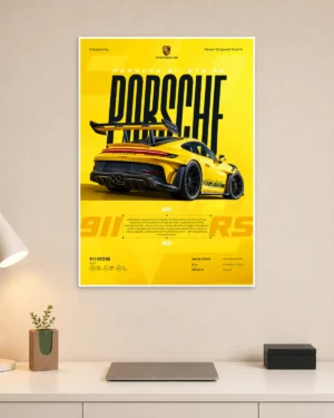 Porsche 911 Car Wall Poster