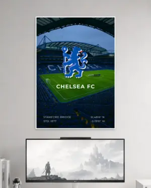 Chelsea FC Football Wall Poster
