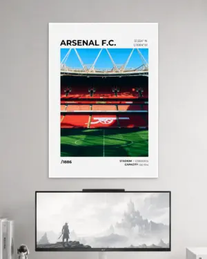 Arsenal FC Football Wall Poster