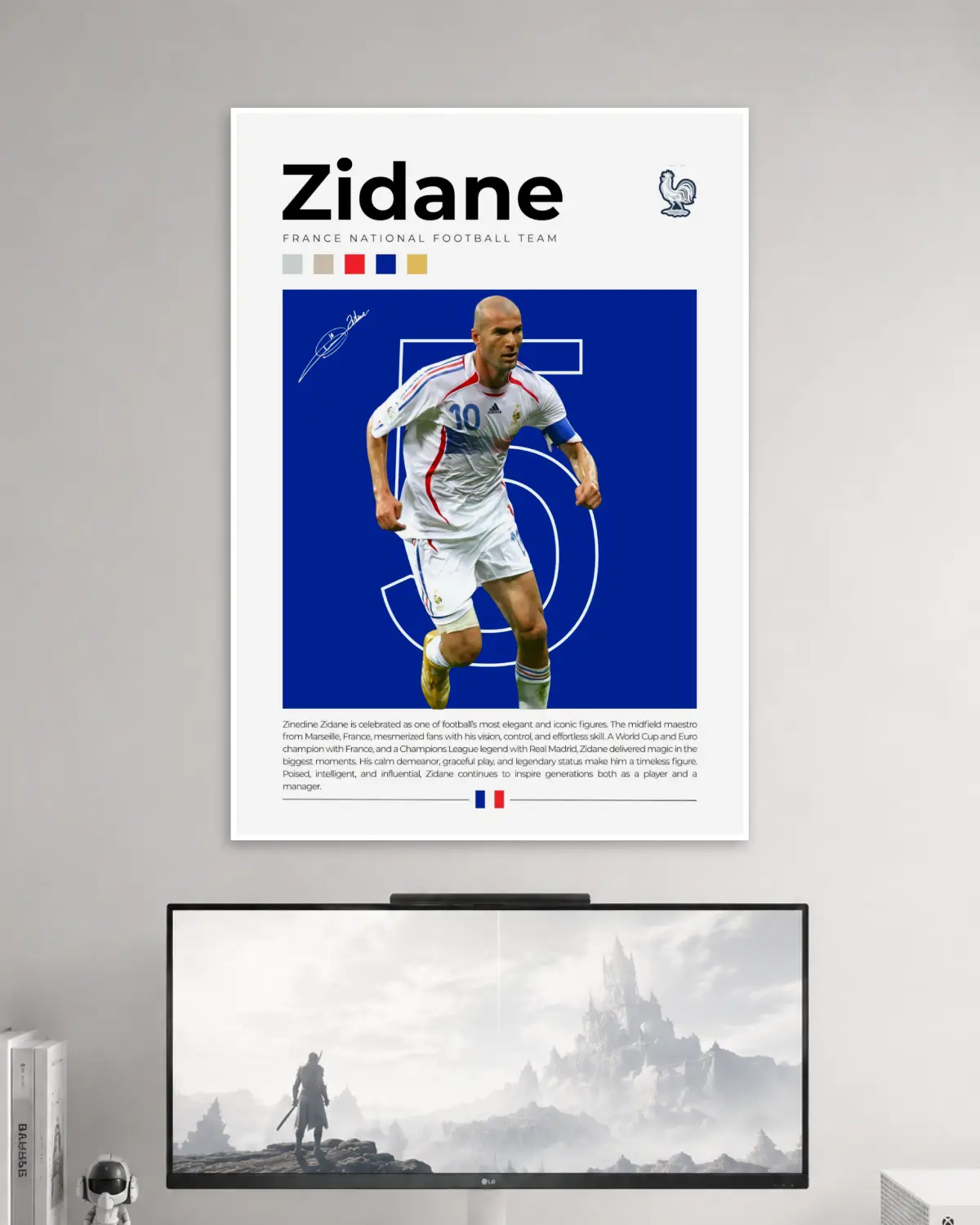 Zidane Wall Poster