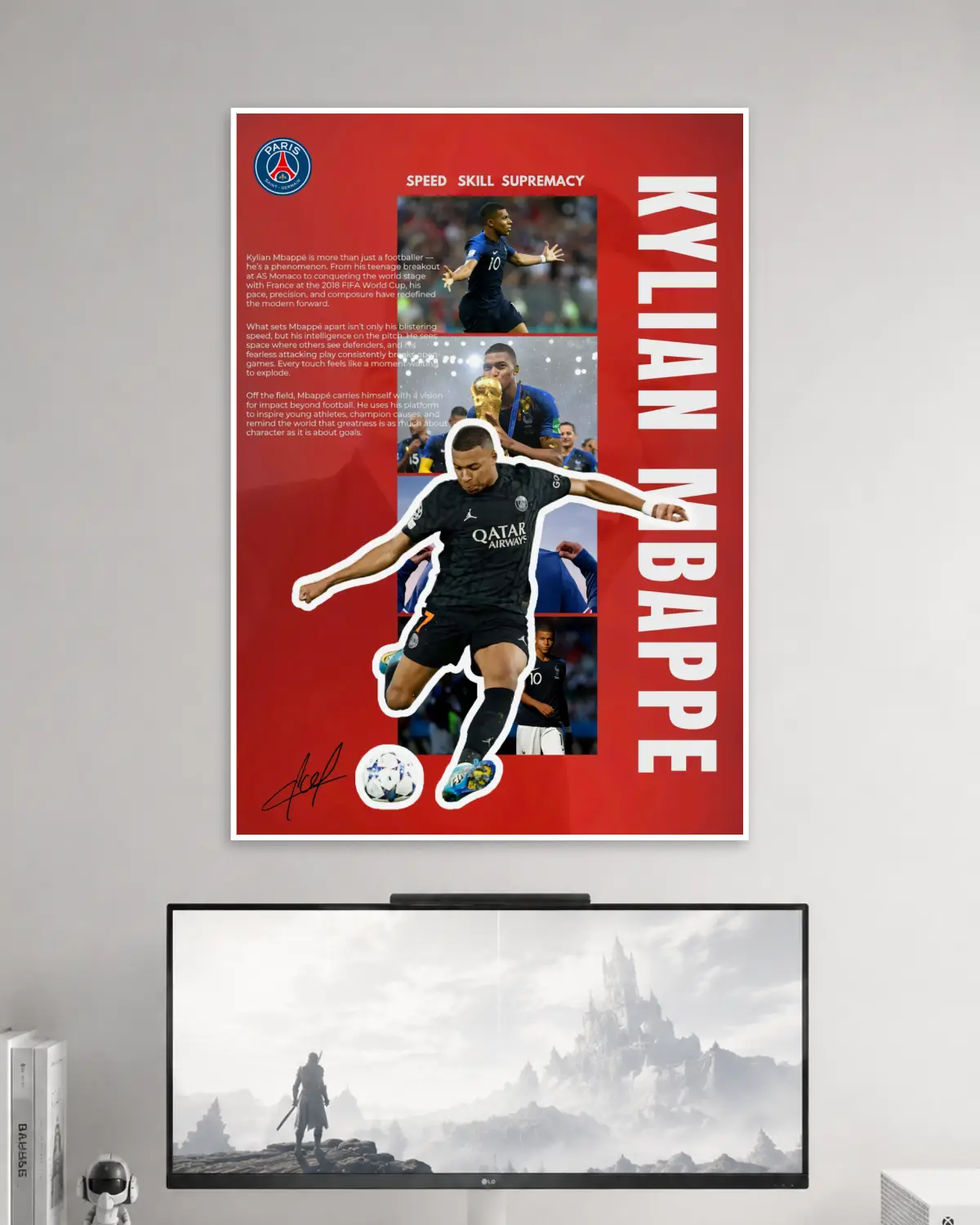Mbappe Wall Poster