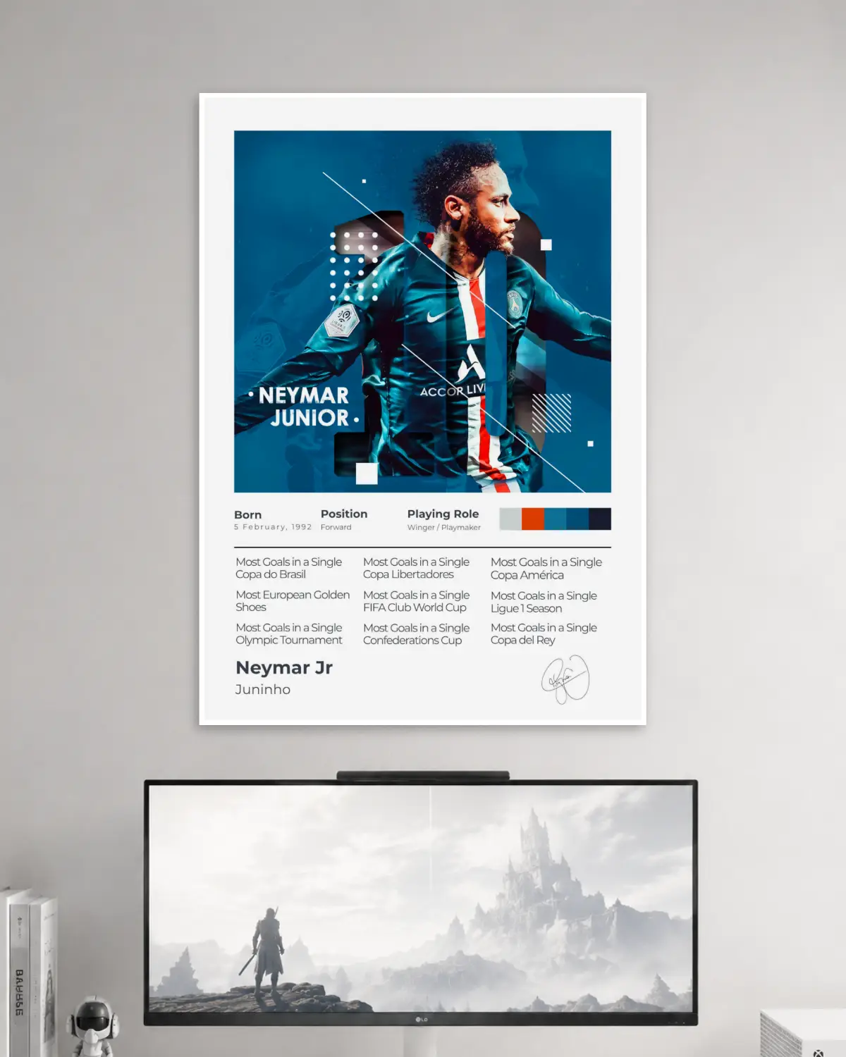 Neymar Jr Wall Poster