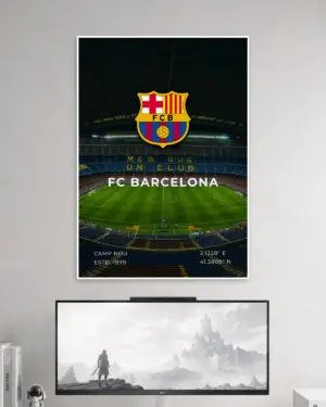 FC Barcelona Football Wall Poster