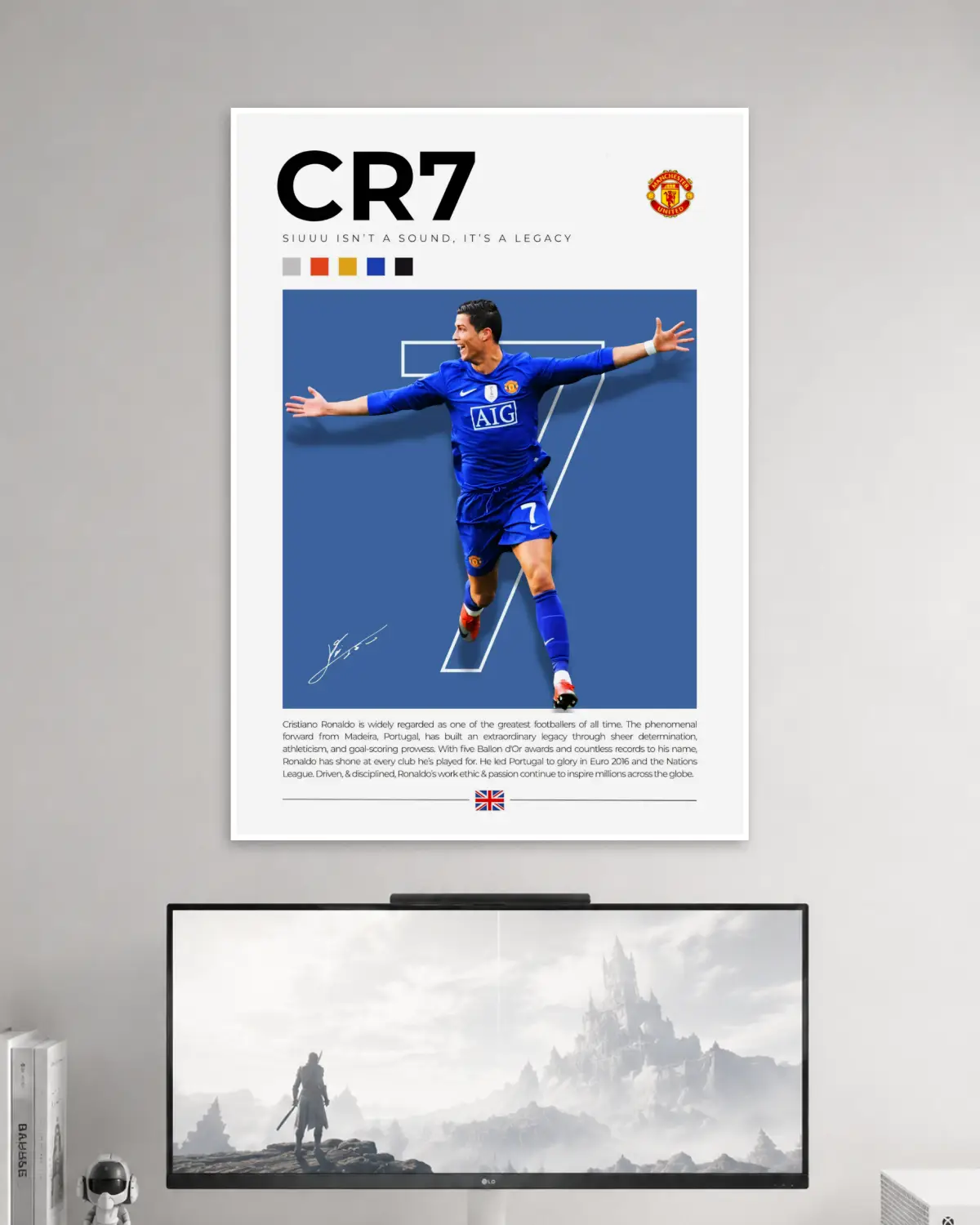 Cristiano Ronaldo Wall Poster