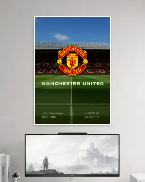 Manchester United Football Wall Poster