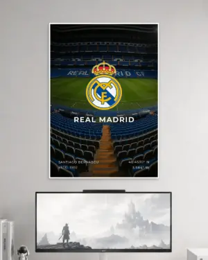 Real Madrid Football Wall Poster