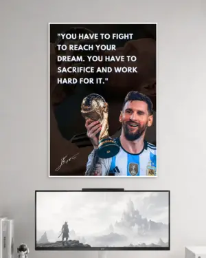 Lionel Messi Wall Poster