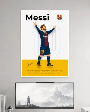 Lionel Messi Wall Poster