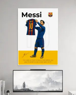 Lionel Messi Wall Poster