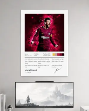 Lionel Messi Wall Poster