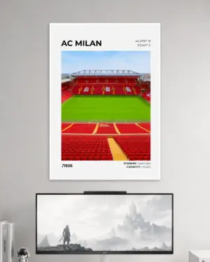 AC Milan Football Wall Poster