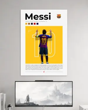 Lionel Messi Wall Poster