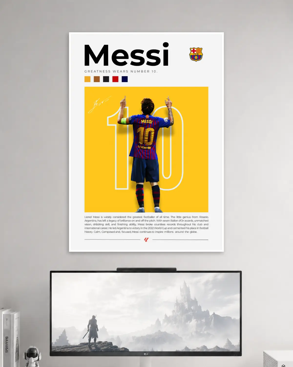 Lionel Messi Wall Poster
