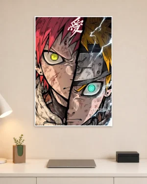 Gara X Naruto Anime Poster