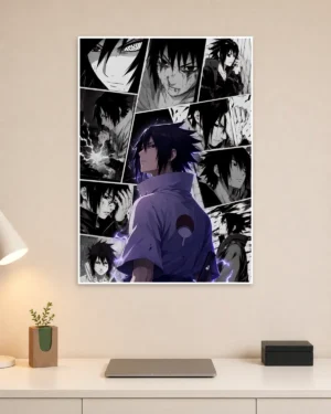 Sasuke Uchiha Naruto Anime Poster