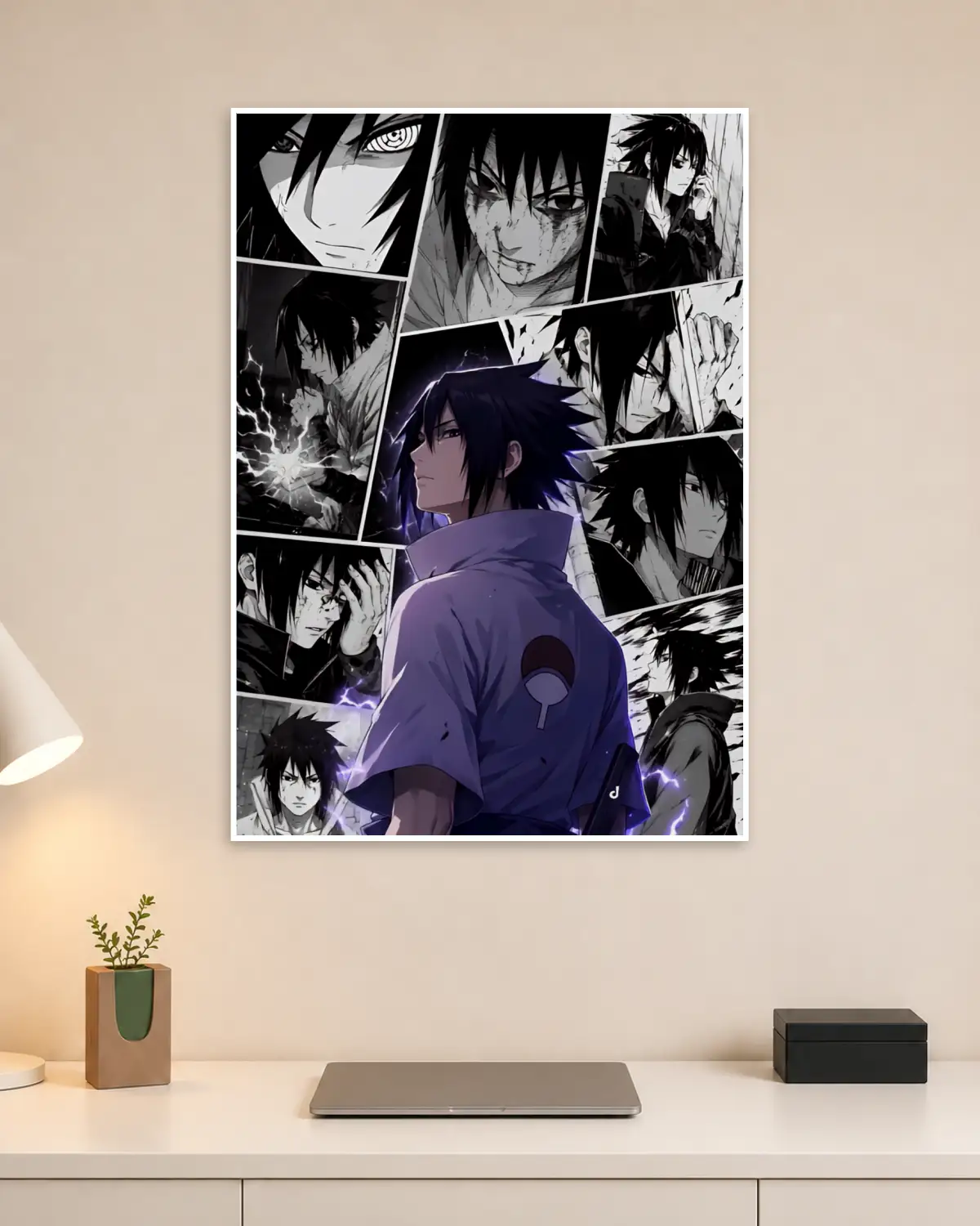 Sasuke Uchiha Naruto Anime Poster
