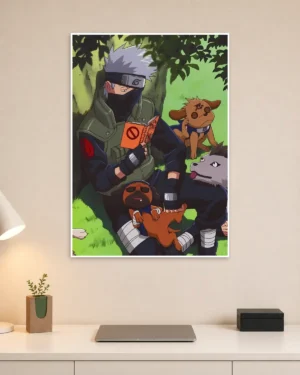 Kakashi Hatake Naruto Anime Poster