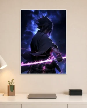 Sasuke Uchiha Naruto Anime Poster